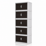 Maximize Your Space: Khattab PLAST 5-Tier Vertical Storage Cabinet