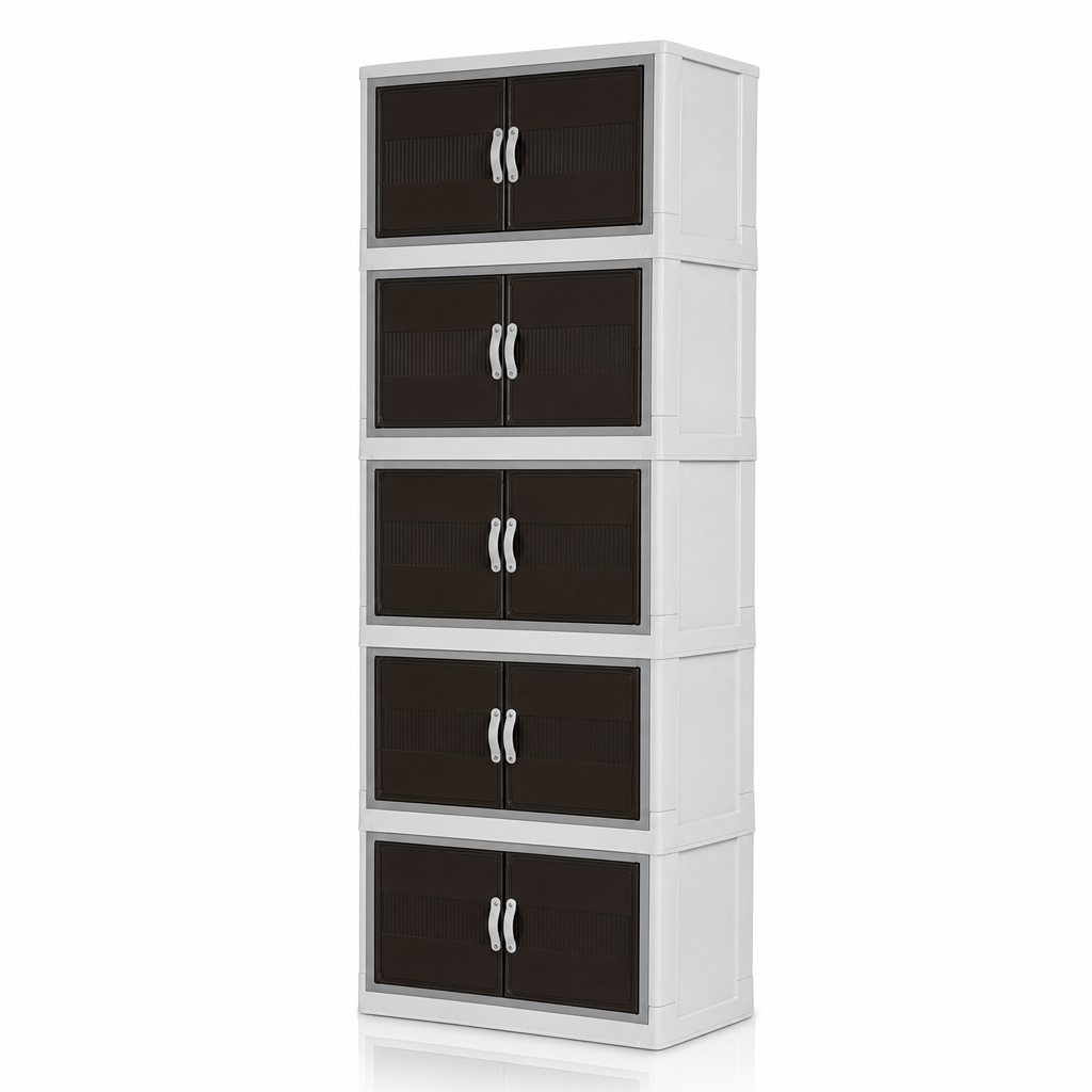 Maximize Your Space: Khattab PLAST 5-Tier Vertical Storage Cabinet