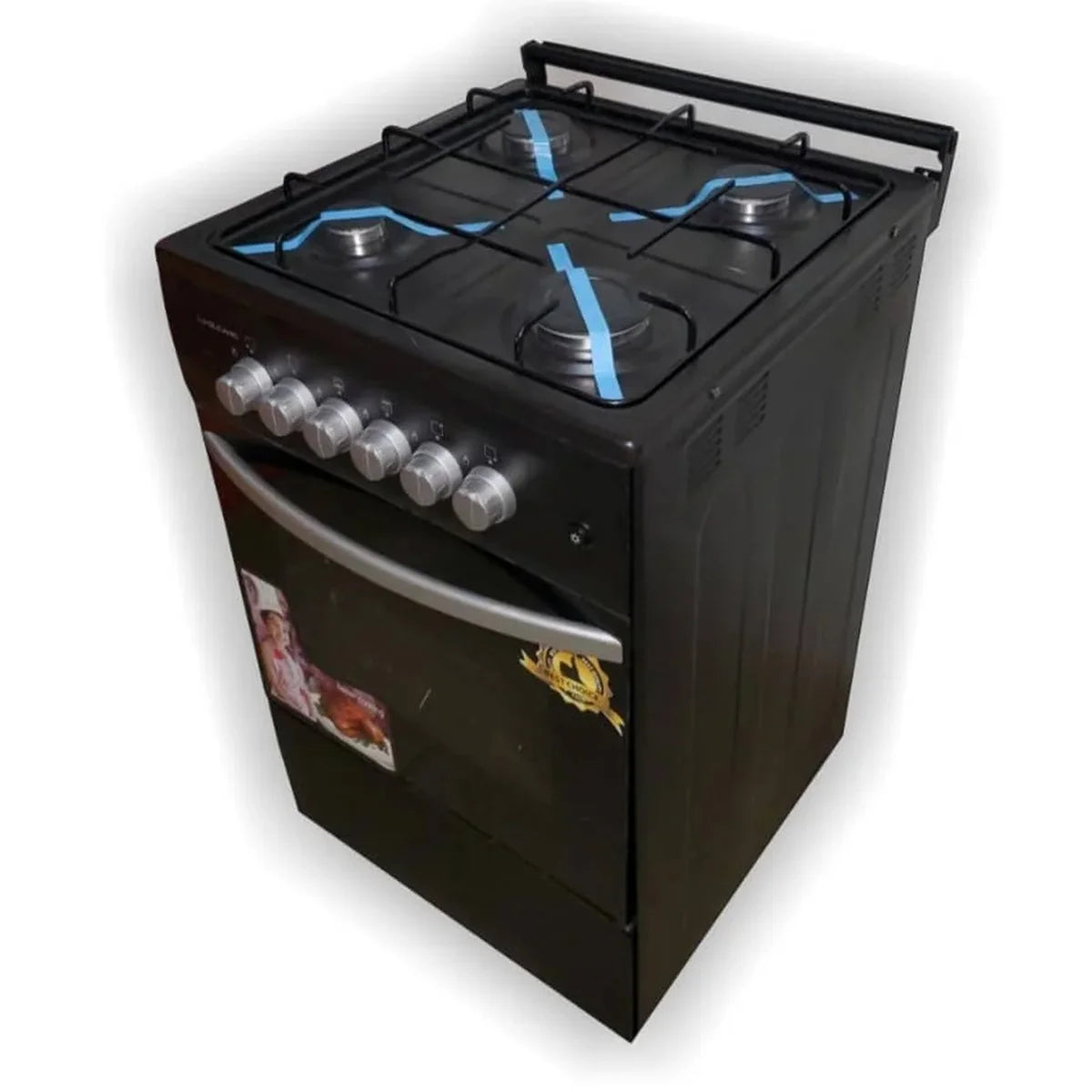 Volcano 50x50 4-Burner Gas Cooker with Oven, Grill & Lamp – Efficient, Stylish, and Built for Performance