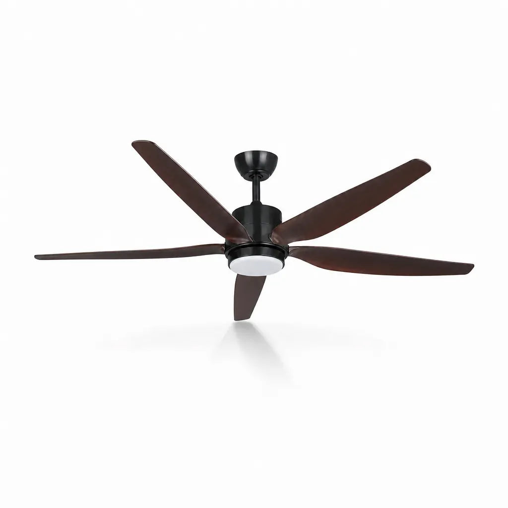 Suming 54" 5-Blade LED Ceiling Fan with Remote Control – 6-Speed, 3-Color Light & Winter Mode