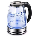 2.0L Electric Glass Kettle – 2000W | Fast Boil | LED Light | Auto Shut-Off |