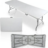6ft Folding Picnic Table – Portable Heavy-Duty Indoor & Outdoor Foldable Table