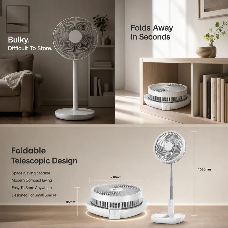 Suiming ECO Vpower The Ultimate 80cm Adjustable Telescopic Cooling Fan