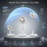 Suiming ECO Vpower The Ultimate 80cm Adjustable Telescopic Cooling Fan