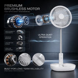Suiming ECO Vpower The Ultimate 80cm Adjustable Telescopic Cooling Fan