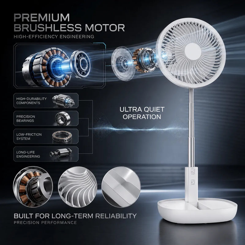 Suiming ECO Vpower The Ultimate 80cm Adjustable Telescopic Cooling Fan