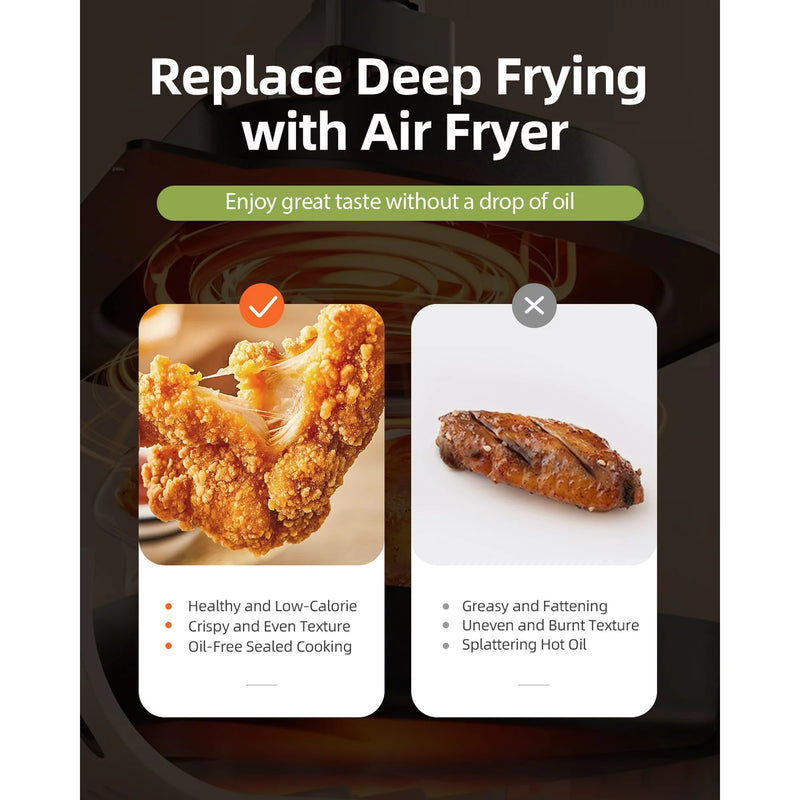 Silver Crest 8L Digital Air Fryer - Healthy Oil-Free Cooking