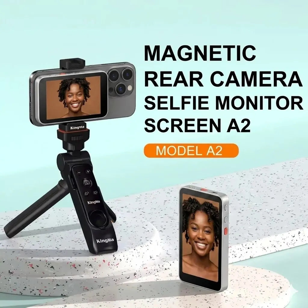 A2 Magnetic Vlog Selfie Screen: Professional Rear Camera Mirror for High-Quality Content