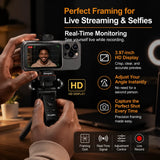 A2 Magnetic Vlog Selfie Screen: Professional Rear Camera Mirror for High-Quality Content