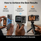 A2 Magnetic Vlog Selfie Screen: Professional Rear Camera Mirror for High-Quality Content