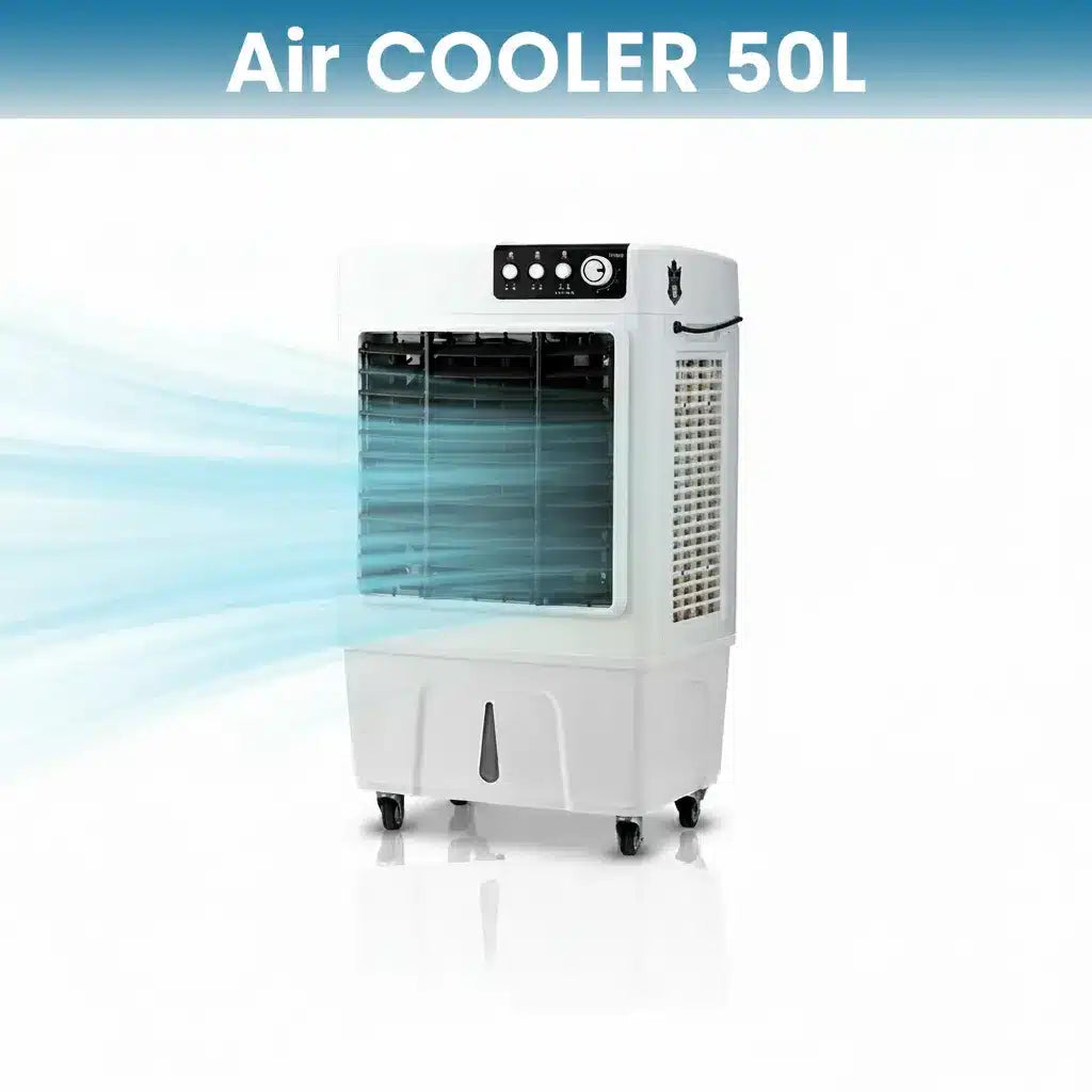 PEARL SUPREMO 50L Air Cooler – High Performance Cooling with 4000m³ Airflow & Energy Saving Technology ❄️