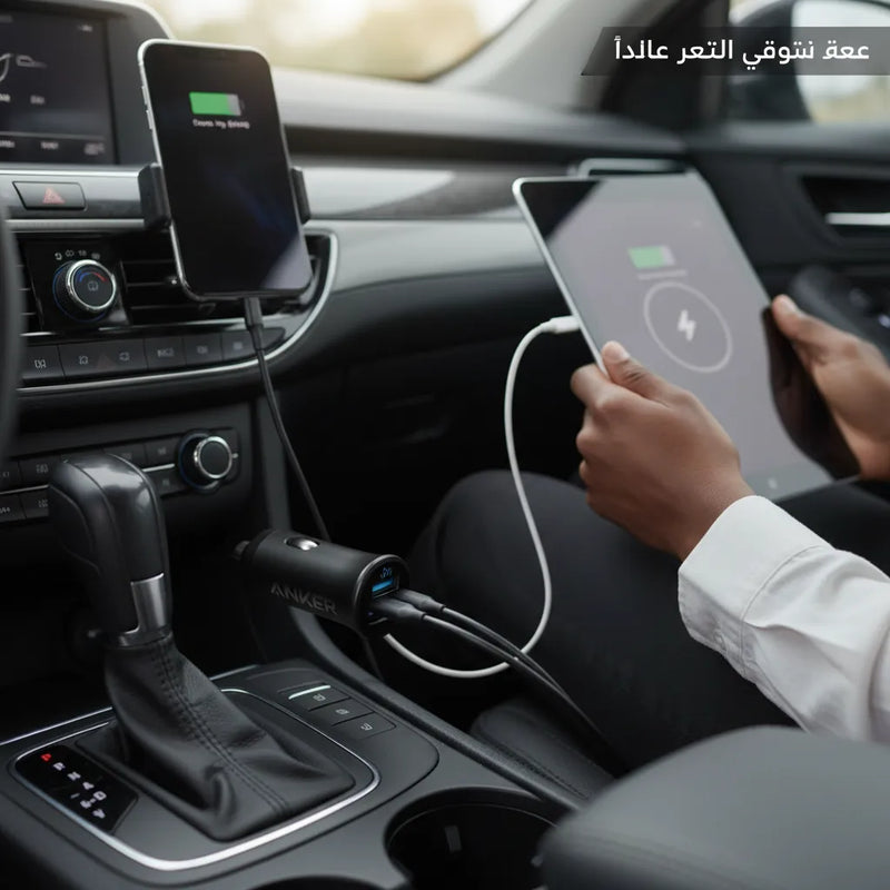 ⚡Anker harge Anywhere, Anytime with 30W Dual Port Car Charger