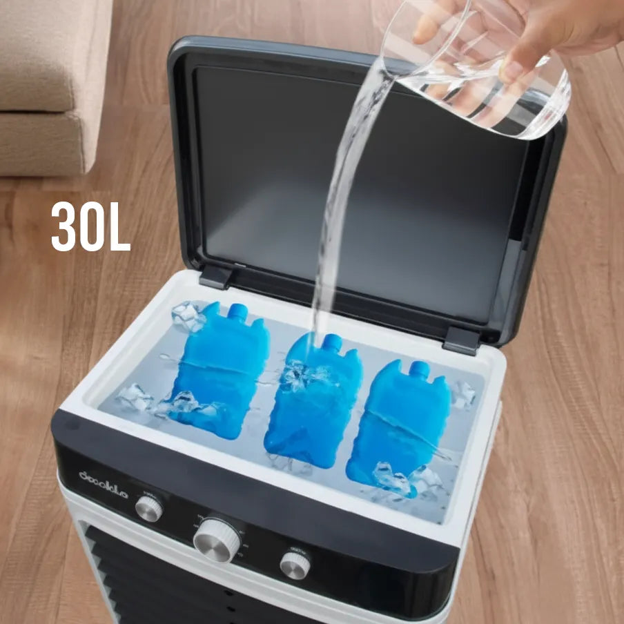 Decakila Air Cooler 130W, 30L Water Cooling – Low Power, Powerful Fresh Air ❄️