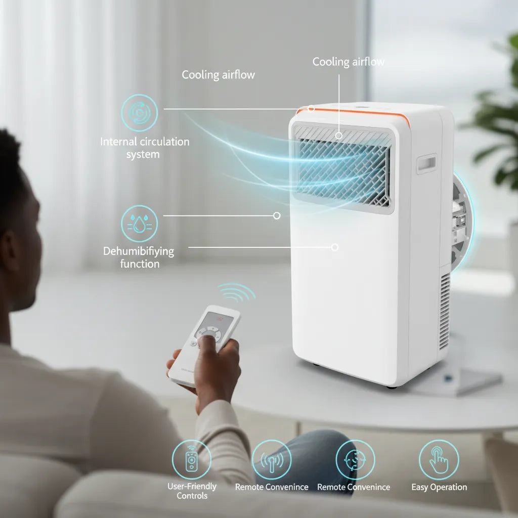 Comfee Portable Air Conditioner – 3-in-1 Cooling, Fan & Dehumidifier