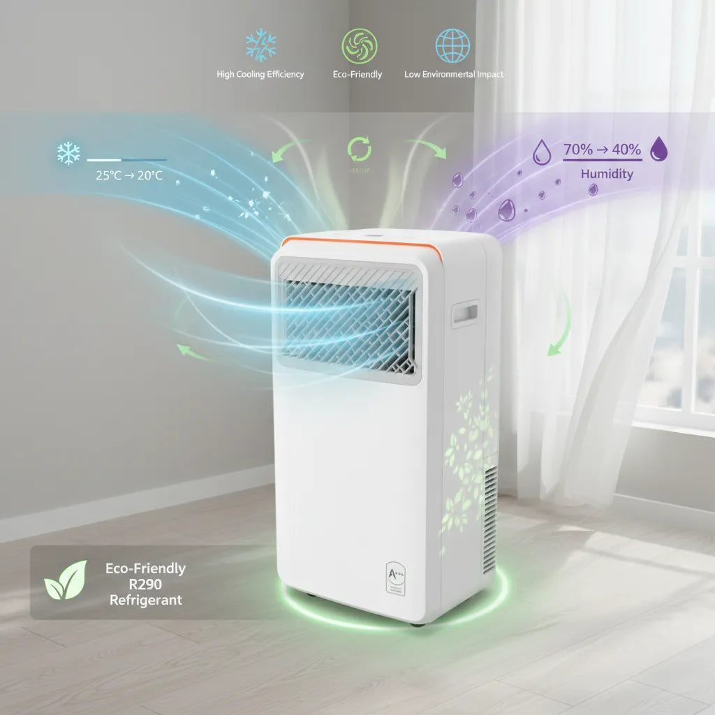 Comfee Portable Air Conditioner – 3-in-1 Cooling, Fan & Dehumidifier