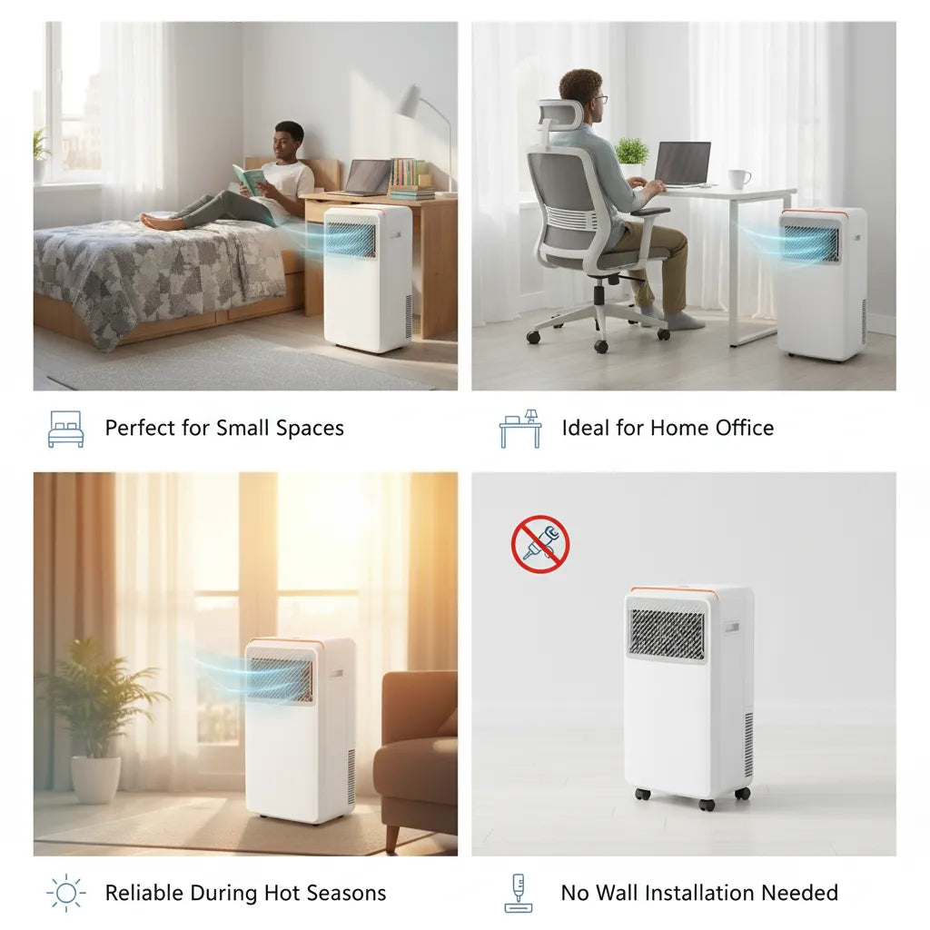 Comfee Portable Air Conditioner – 3-in-1 Cooling, Fan & Dehumidifier