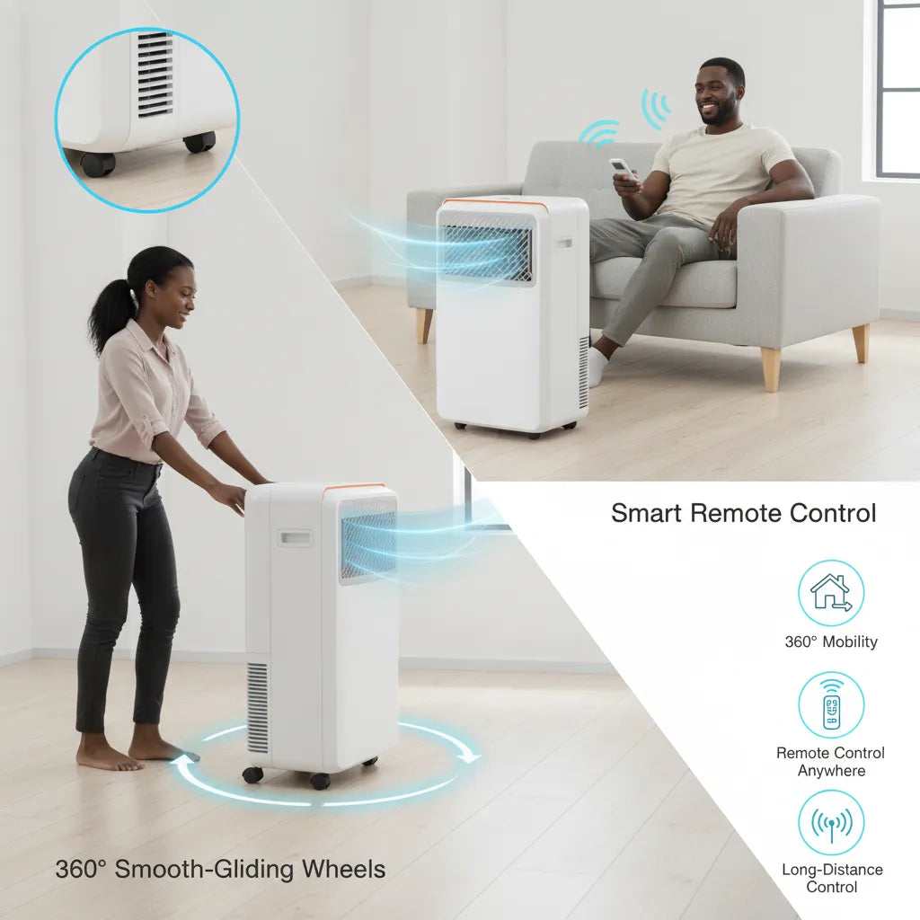 Comfee Portable Air Conditioner – 3-in-1 Cooling, Fan & Dehumidifier