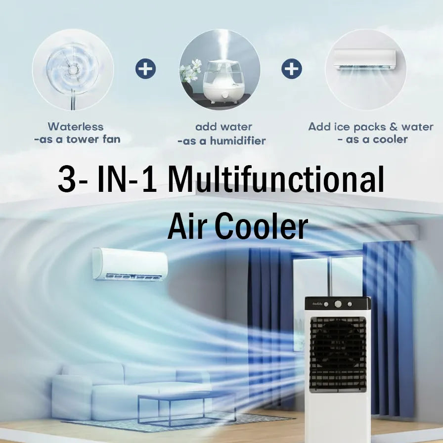 Decakila Air Cooler 130W, 30L Water Cooling – Low Power, Powerful Fresh Air ❄️