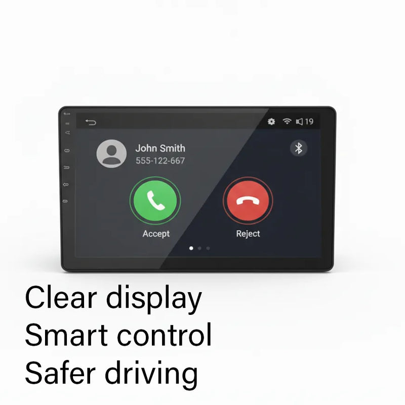 Android Car Stereo Multimedia Screen – Full HD QLED IPS – Built-in GPS – 4G – Steering Wheel Control – 55W × 4