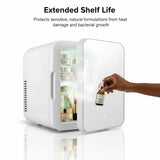 Beauty Mini Car Fridge for Skincare & Makeup – 4L Portable Cooler