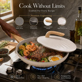 Beckley 32cm Maifan Stone Pan: Effortless Cooking for 1–10 People