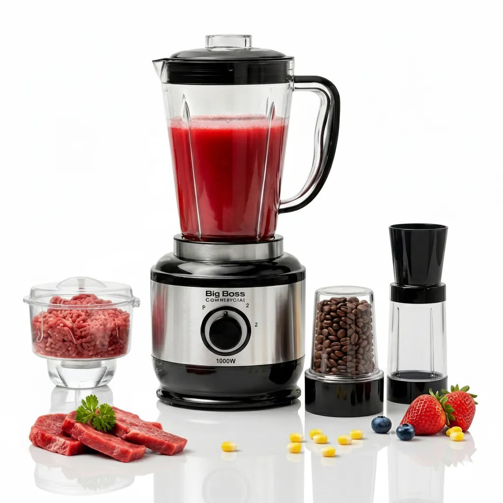 Big Boss 4-in-1 Multi Function Blender 1000W – Heavy-Duty Multipurpose Kitchen Machine