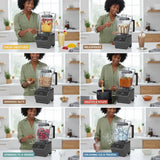 🔇 1800W Ultra-Quiet High Power Blender 2L – Mers Home MH-9356 | Smoothies, Juices & Ice Crushing