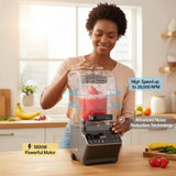 🔇 1800W Ultra-Quiet High Power Blender 2L – Mers Home MH-9356 | Smoothies, Juices & Ice Crushing