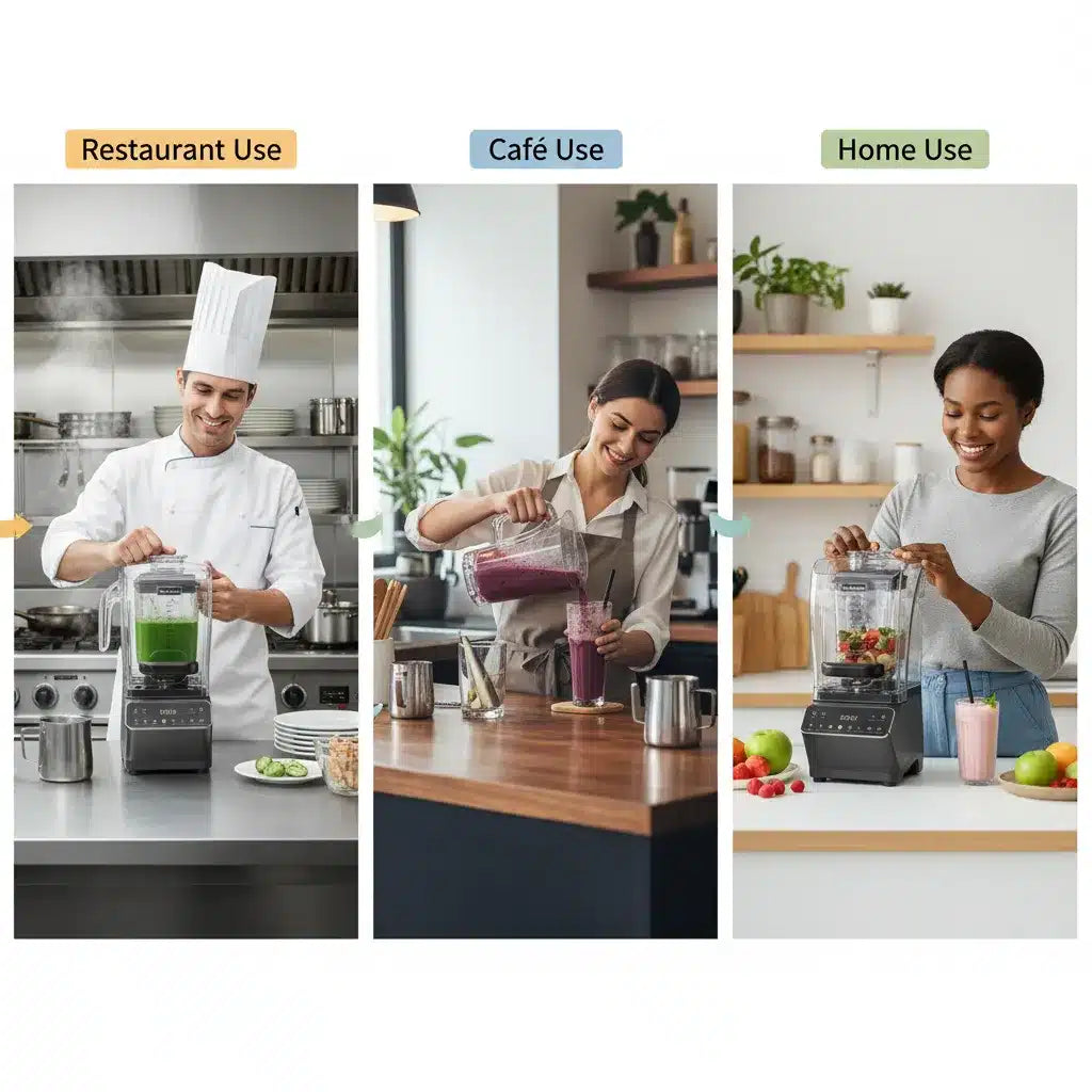 🔇 1800W Ultra-Quiet High Power Blender 2L – Mers Home MH-9356 | Smoothies, Juices & Ice Crushing