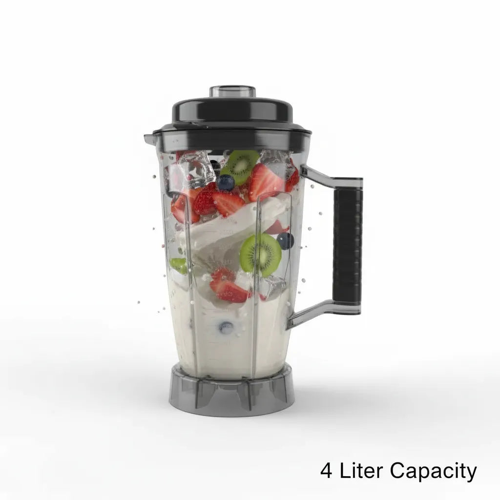Evimki Kitchen Machine 8-in-1 Commercial Blender 1200W | Food Processor | 4L Unbreakable Jar | All-in-One Solution