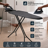 Brabantia Ironing Board B (90 x 20 cm) | Sturdy Space-Saving Board