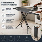 Brabantia Ironing Board B (90 x 20 cm) | Sturdy Space-Saving Board