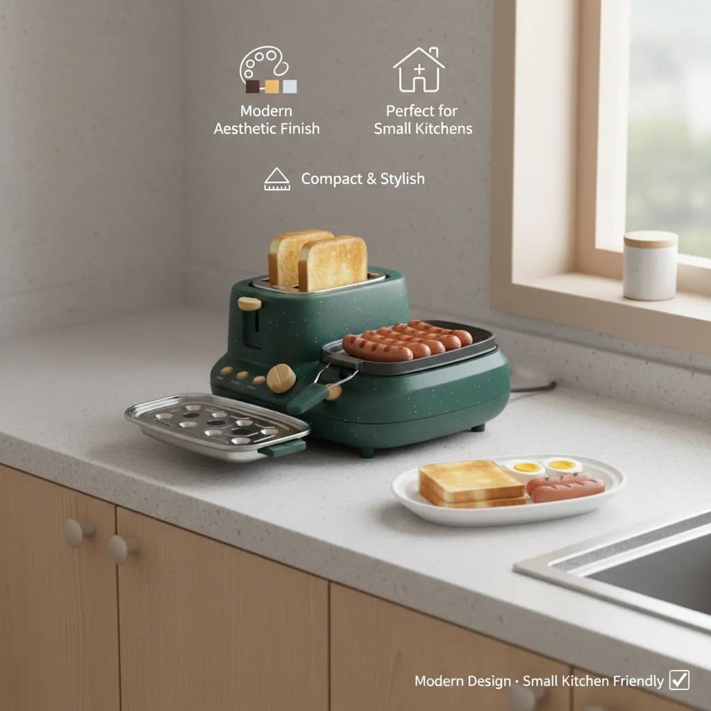 All-in-One Breakfast Station – Toast, Fry & Grill with the minMAX🔥
