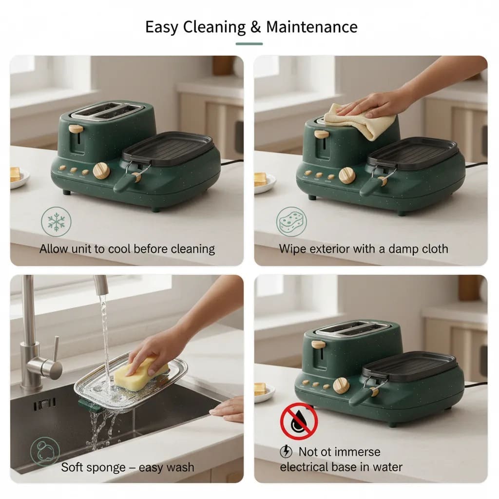 All-in-One Breakfast Station – Toast, Fry & Grill with the minMAX🔥