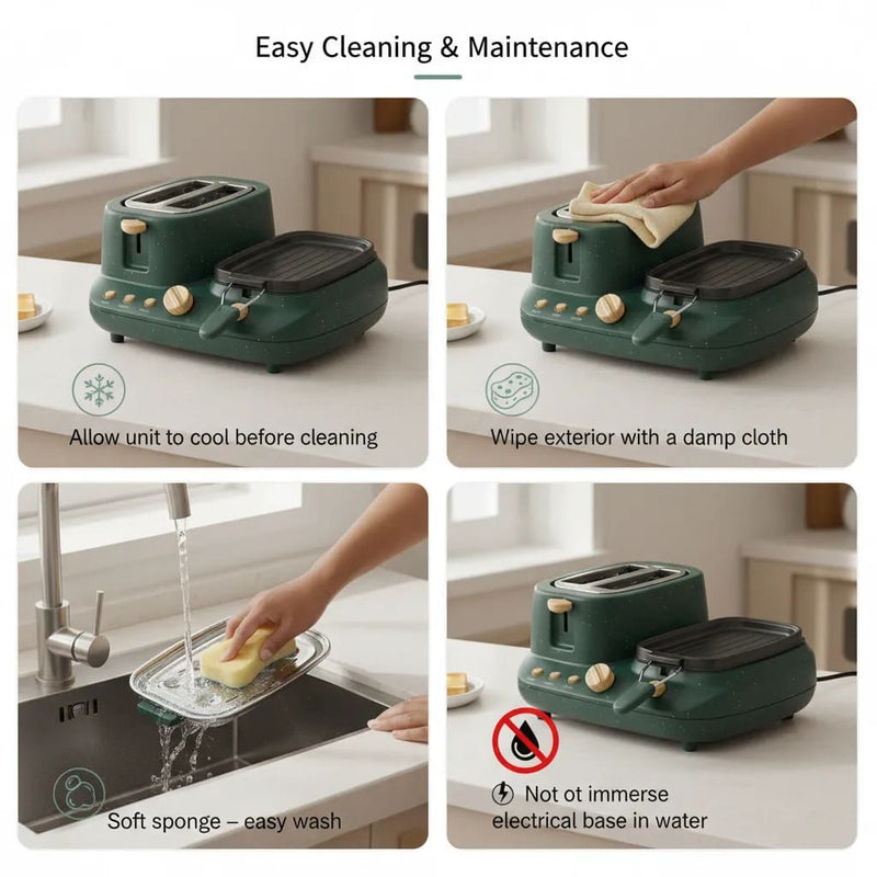 All-in-One Breakfast Station – Toast, Fry & Grill with the minMAX🔥