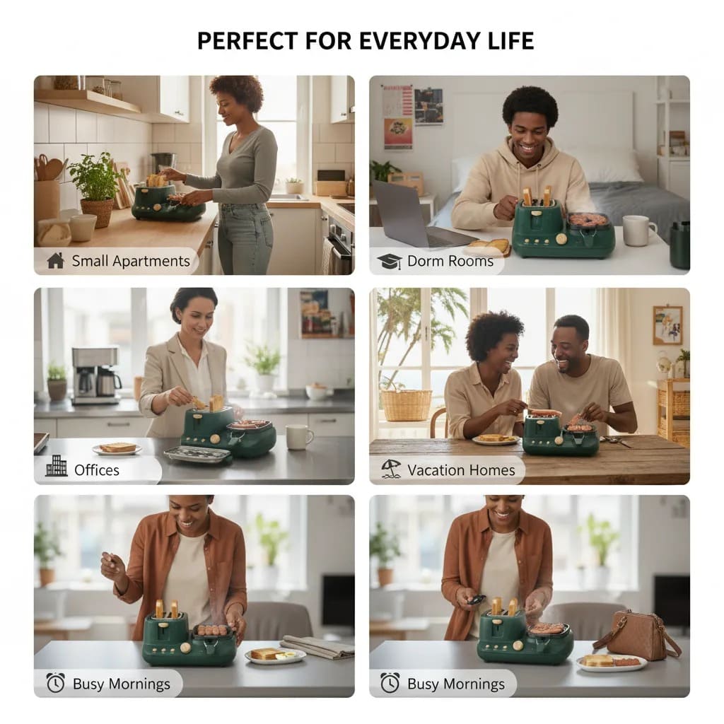 All-in-One Breakfast Station – Toast, Fry & Grill with the minMAX🔥