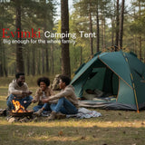 Evimki Family Camping Tent for 4 People – Waterproof, Easy Setup for Outdoor Travel and Hiking
