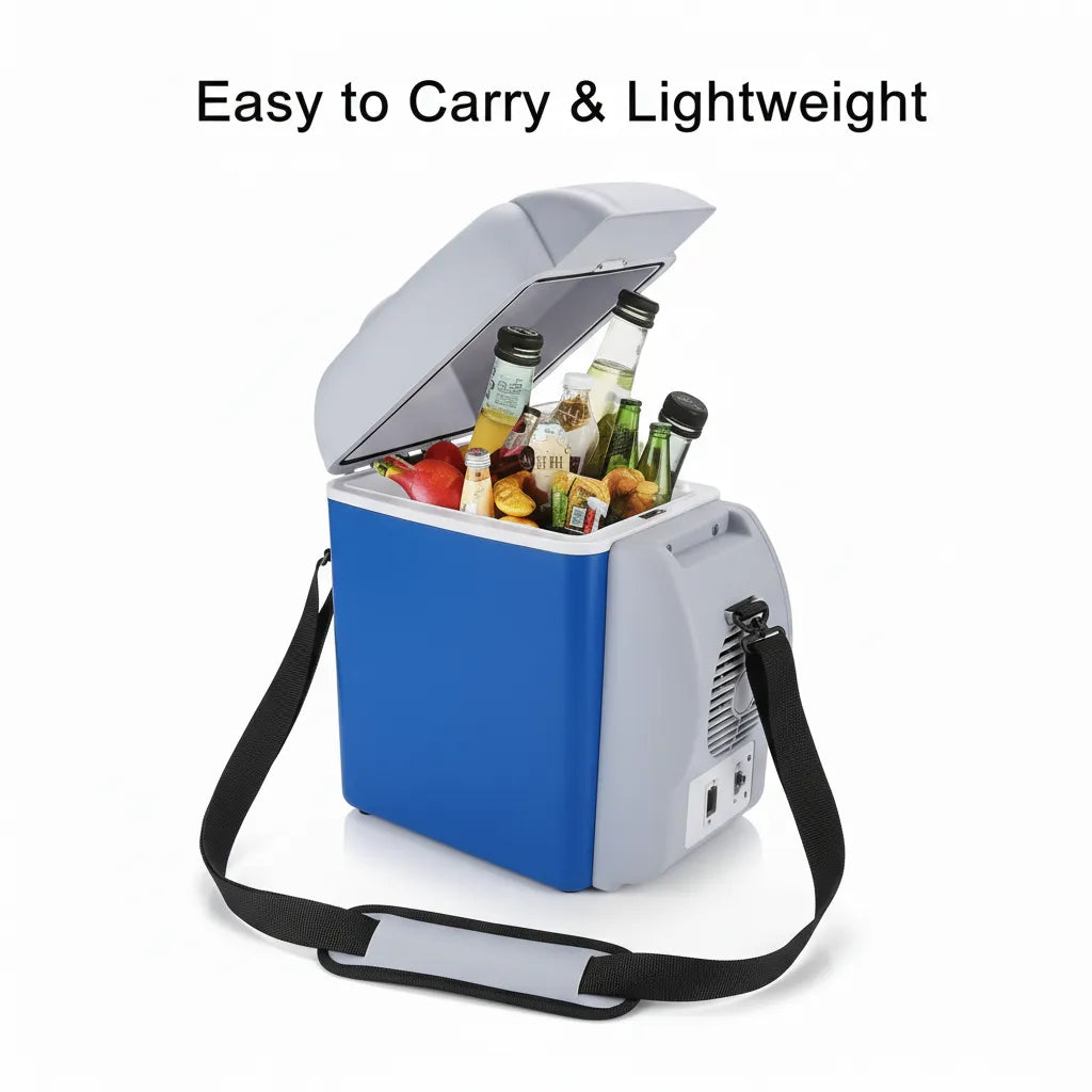 7.5L 🚘 Portable Car Fridge – Cooling & Warming Refrigerator 🌡️ | Very Durable Outdoor Mini Fridge (RMS 48W / MAX 65W)
