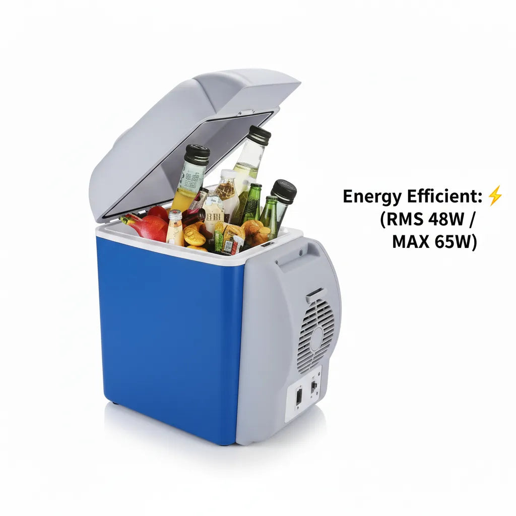 7.5L 🚘 Portable Car Fridge – Cooling & Warming Refrigerator 🌡️ | Very Durable Outdoor Mini Fridge (RMS 48W / MAX 65W)