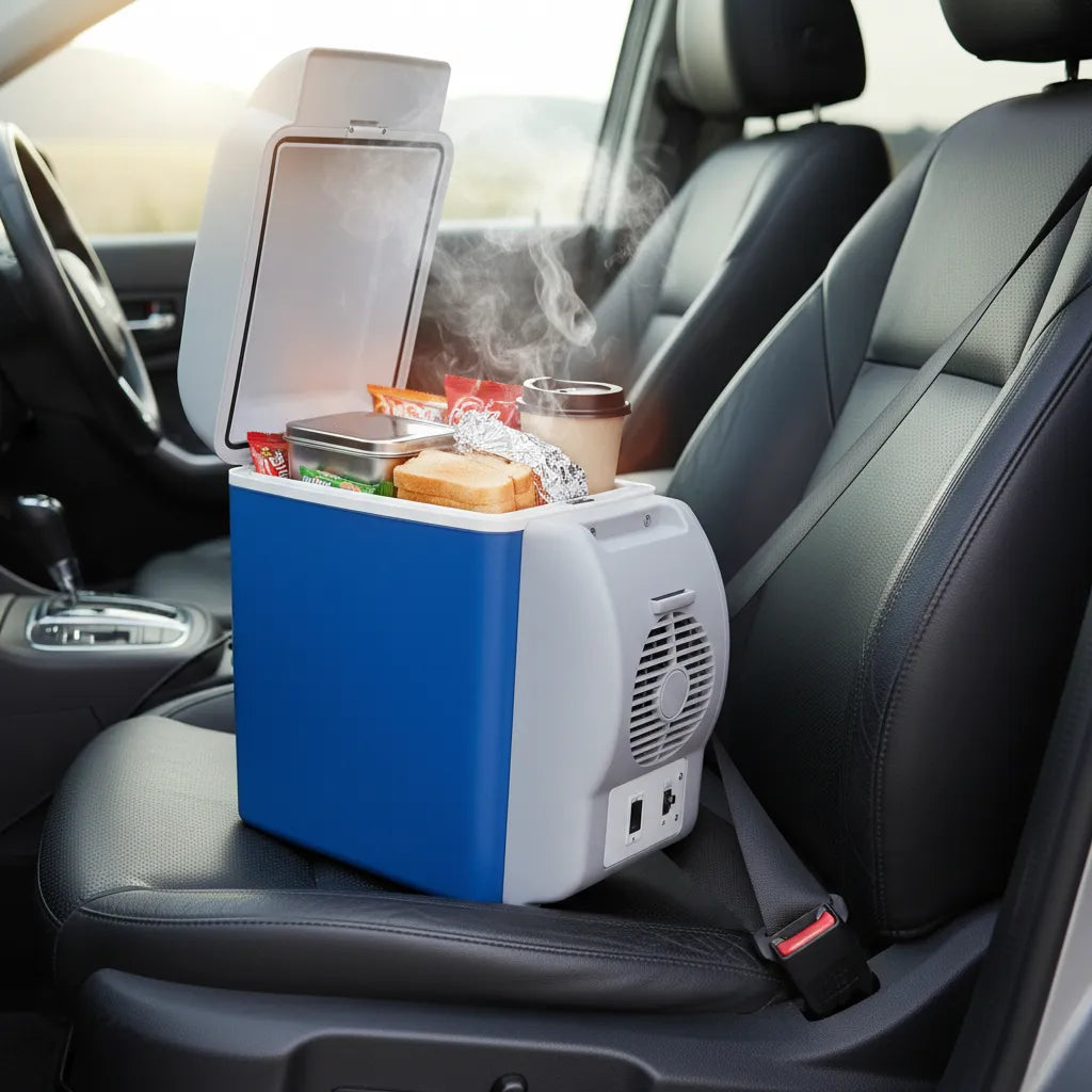 7.5L 🚘 Portable Car Fridge – Cooling & Warming Refrigerator 🌡️ | Very Durable Outdoor Mini Fridge (RMS 48W / MAX 65W)