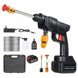 48V Portable Car Wash Gun – High Pressure & Foam Bottle for Professional Cleaning 💦🚗