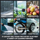 48V Portable Car Wash Gun – High Pressure & Foam Bottle for Professional Cleaning 💦🚗