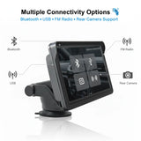 Carscreen 7-Inch Touchscreen Car Stereo 🚗📱 | Easy DIY Installation ⚙️ | Built-in Microphone 🎤 | Supports iPhone & Android Seamlessly