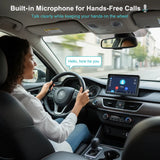 Carscreen 7-Inch Touchscreen Car Stereo 🚗📱 | Easy DIY Installation ⚙️ | Built-in Microphone 🎤 | Supports iPhone & Android Seamlessly