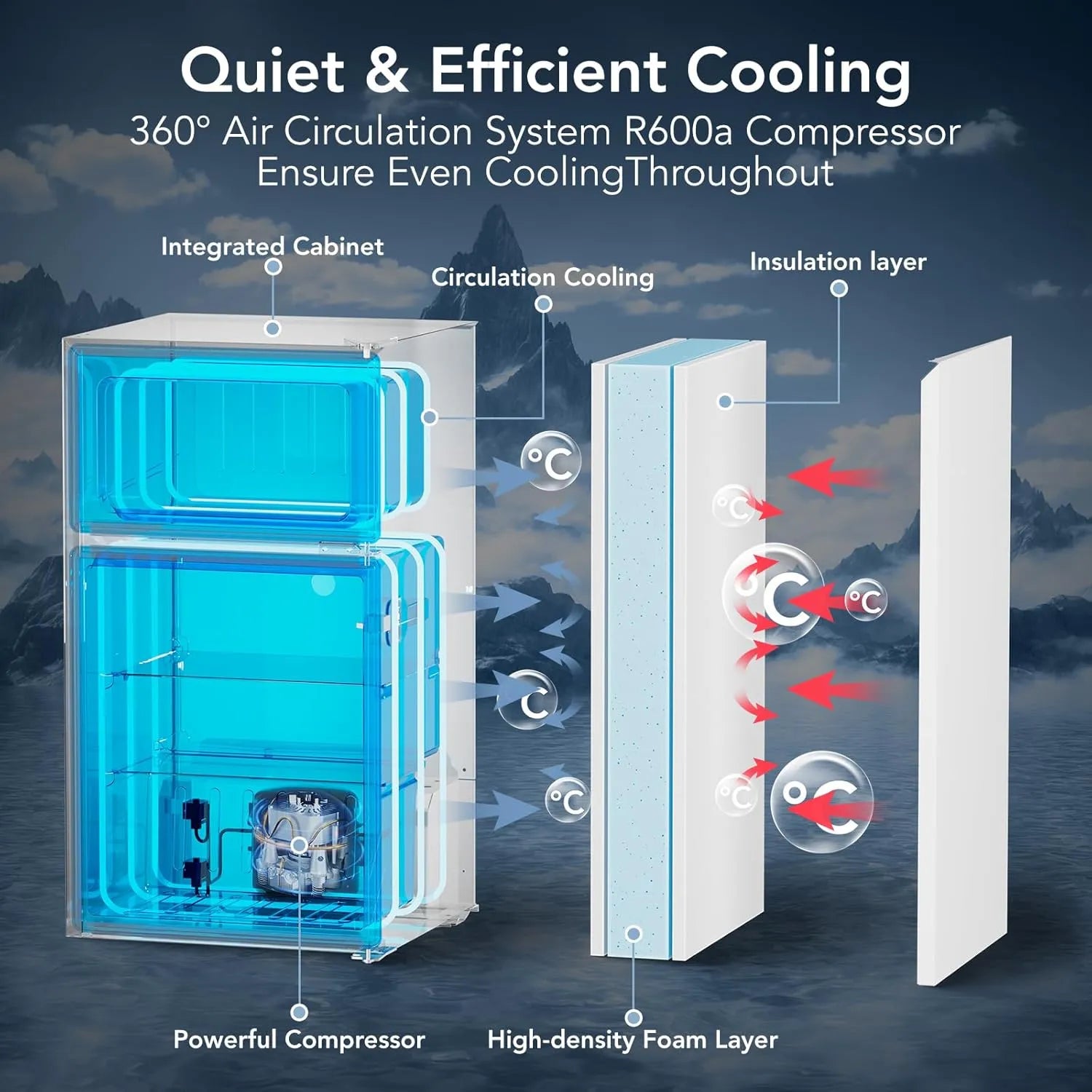 Chigo 148L Refrigerator – Energy-Efficient, Compact & Smart Storage