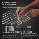 77-Piece 12V Cordless Drill & Professional Tool Kit - All-in-One Set