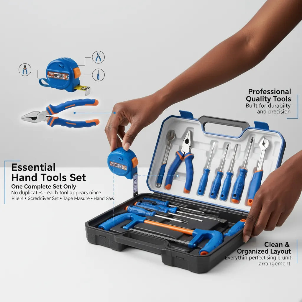 77-Piece 12V Cordless Drill & Professional Tool Kit - All-in-One Set