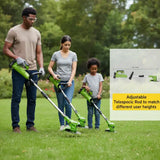 21V Cordless Electric Brush Cutter – Powerful 800W Grass Trimmer with 18000RPM High-Speed Motor 🌿