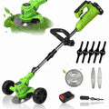 21V Cordless Electric Brush Cutter – Powerful 800W Grass Trimmer with 18000RPM High-Speed Motor 🌿