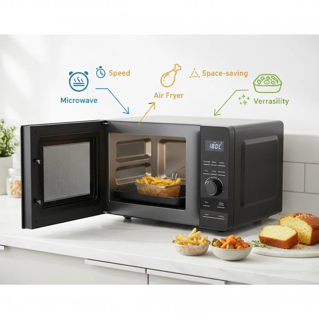 🔥 DUO 20L Power – 1500W Air Fry | 1150W Microwave